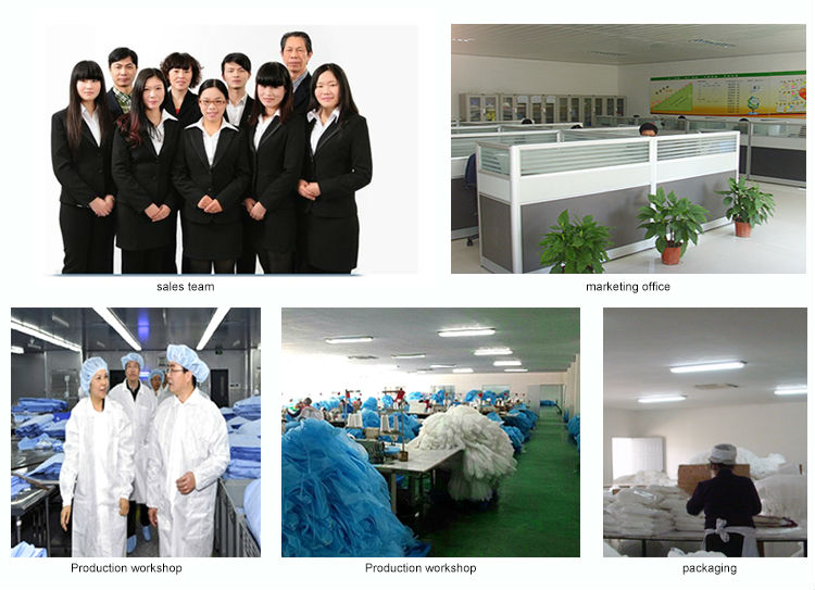 2017 Nonwoven Lab Coat Uniform Lab Coat With Elastic Cuff