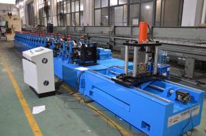China Galvanized Steel S235JR Rack Roll Forming Machine Chain Driven Multi Language on sale