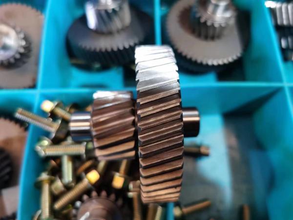 Low Carbon Alloy Steel Transmission Gears Precision Medical Duplex Helical