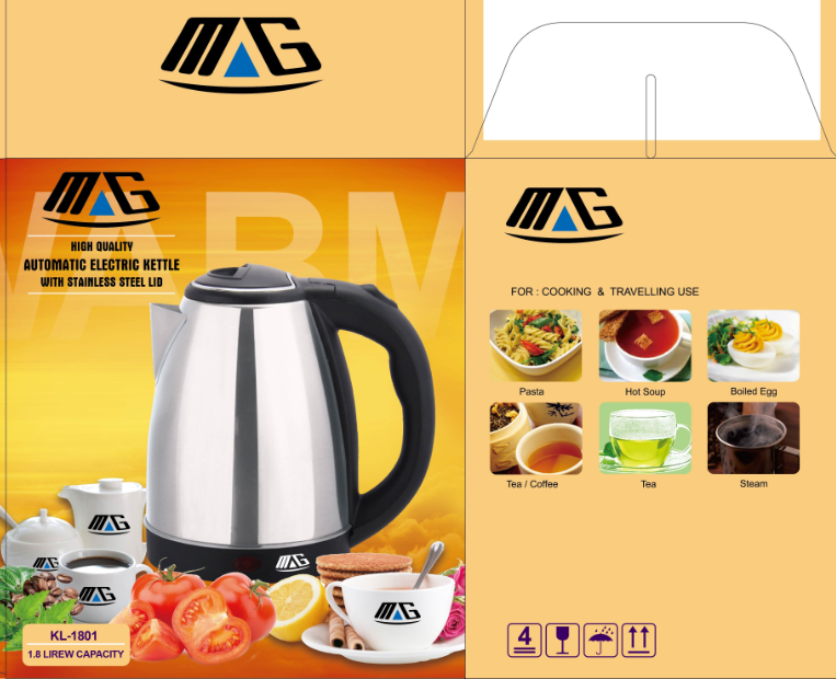 New Products Cute Green Color Electric Stainless Steel Tea Kettle