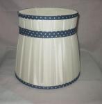 Customized Organza Pleated Fabric Bedside Lampshade For Girls