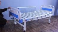 Quality Multi Function Manual Hospital Beds 3 Cranks Steel 215*105*46 wholesale