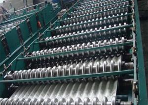 Quality 9m Corrugated Roof Sheet Roll Forming Machine 480V Metal Roofing Equipment wholesale