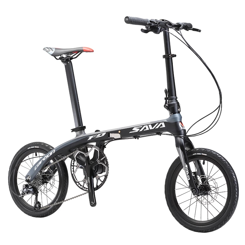SAVA Z2 Foldable Carbon Fiber Bike 16 inch wheel 9 speed 145cm-175cm Height