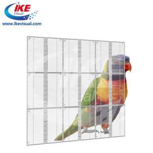 Quality Lightweight Window Transparent LED Display Full Color 4500nits Waterproof wholesale
