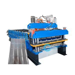 Quality Glazed Tile 3kw 20mm Roofing Sheet Roll Forming Machine wholesale