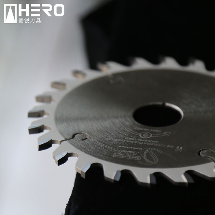 Conical Teeth Flat Top Table Saw Blade For Veneered Panel Reinforced Structure