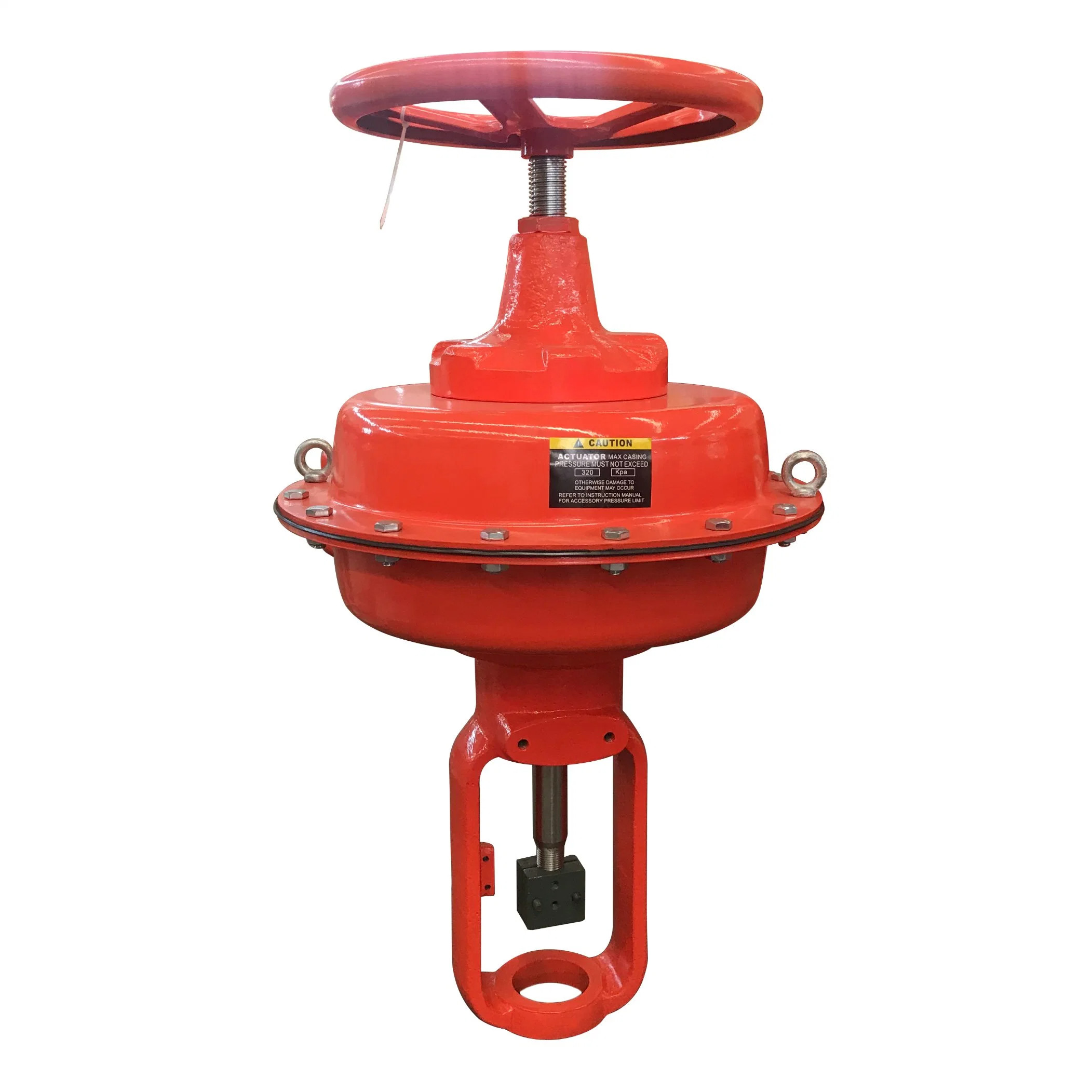 Piston Operated Valve Actuators Use Air Pressure Or Natural Gas Provide Force To Open, Close And Control Rising Stem