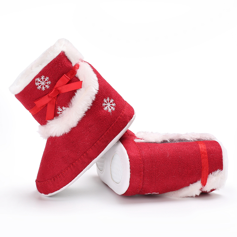 New arrived Cotton fabric winter snow 0-2 years Outdoor baby boots booties