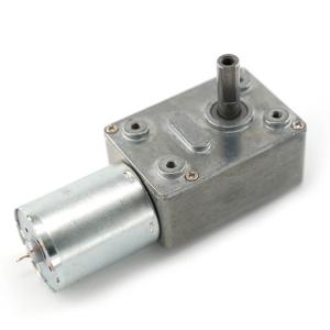 Quality Low Speed Turbo Worm Geared Motor 12V 24V High Torque Worm Gearbox wholesale