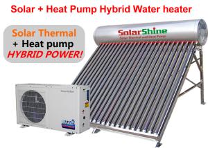 Quality 155 - 310 L Capacity Solar Heat Pump Water Heater Stainless Steel Tank Material wholesale