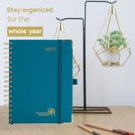 Pacific Green 8.75''x6.63'' Medium Weekly Planner 100GSM Ivory Paper