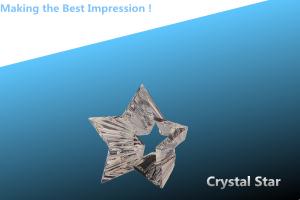 Quality crystal gift/christmas gift/glass crafts/crystal star wholesale