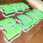 ODM Led 3d Aluminum Letters 10cm Acrylic Alphabet Light Box