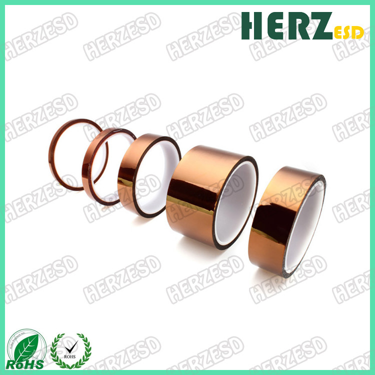 Anti Static Kapton Esd Polyimide Tape Acrylic Adhesion Electrical Insulation