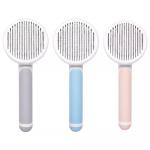 Wholesale Automatically Pet Dog Cat Grooming Brush Self Cleaning Remove Dog