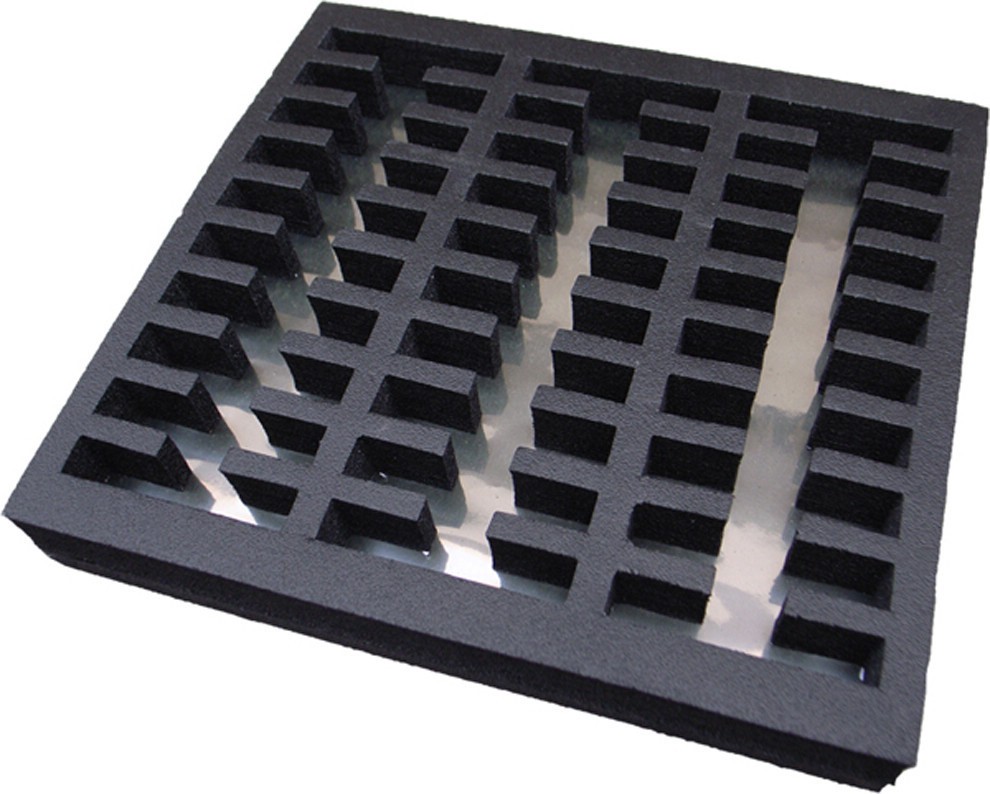 Cut Out EVA Expanded Polystyrene Sheets 25mm Black Foam Box Inserts