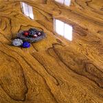 High Wear Resistant Rate AC4 Arc Single V-groove Painting Piso Flotante Suelo