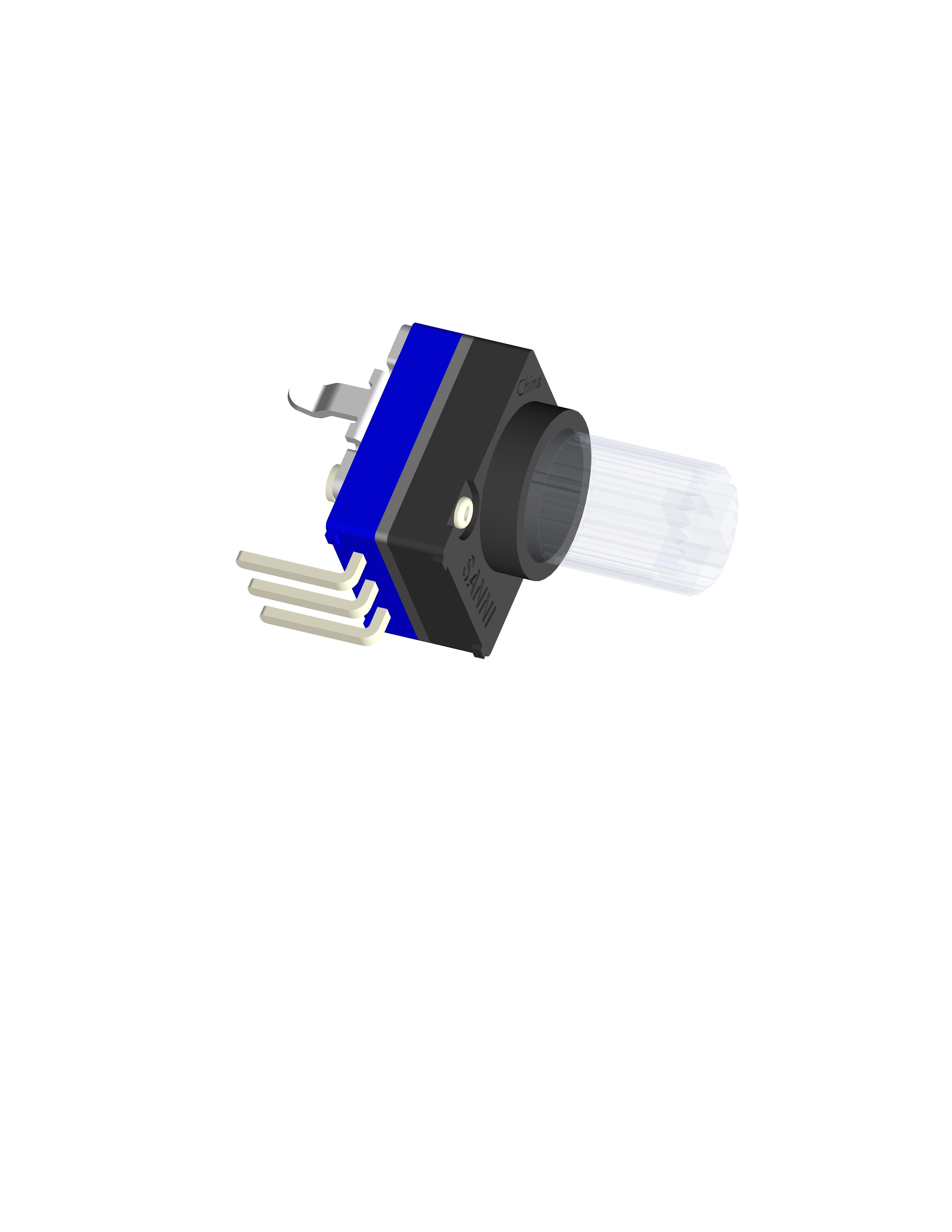 24mm Rotary Potentiometer With 10000 Cycles Rotational Life -25C-85C Insulation Resistance 100MΩ Min