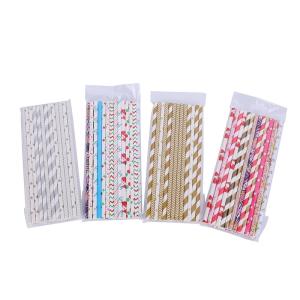Quality Custom Waterproof Biodegradable Kraft Paper Drinking Straws wholesale
