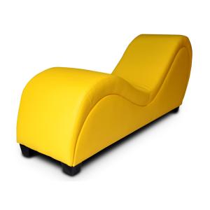 Quality Bedroom Yellow Strong Spring 165CM Length Sex Sofa Chairs wholesale