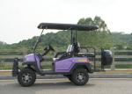 Energy Saving 4 Seater Battery Powered Car Golf Cart With Brake System