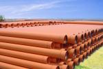 MPP Material Electrical Conduit Plastic Pipe Corrosion Resistance Flexibility