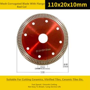Quality Steel Core Red 110mm Diamond Cutting Disc Hot Pressed wholesale