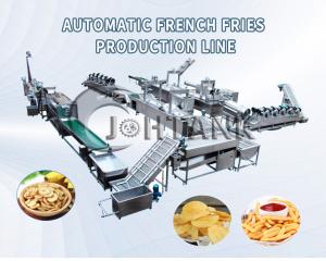 Quality Gas Electric Automatic French Fries Making Machine 50kg/H wholesale