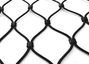 Quality Aisi 304 316 Black Oxide Wire Rope 4.0mm Stainless Steel Wire Aviary Mesh 200x200mm wholesale