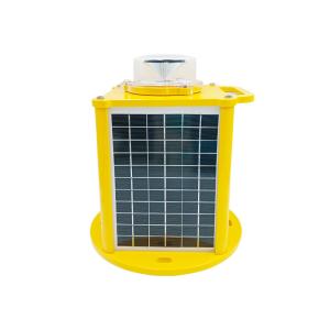 Quality Low Intensity 32.5cd Red Solar Powered Obstruction Light wholesale