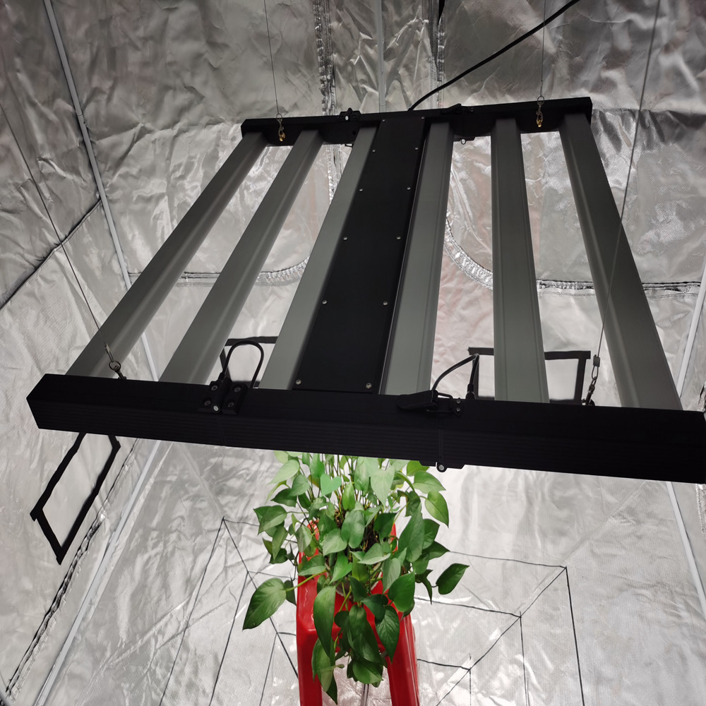 Dimmable 600w Full Spectrum LED Grow Lights Bar Foldable 2.8 mol/J EFF