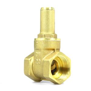 Quality Brass Water Meter Gate Valve 2 Inch 3 Inch 4 Inch Triangle Gate Valve wholesale