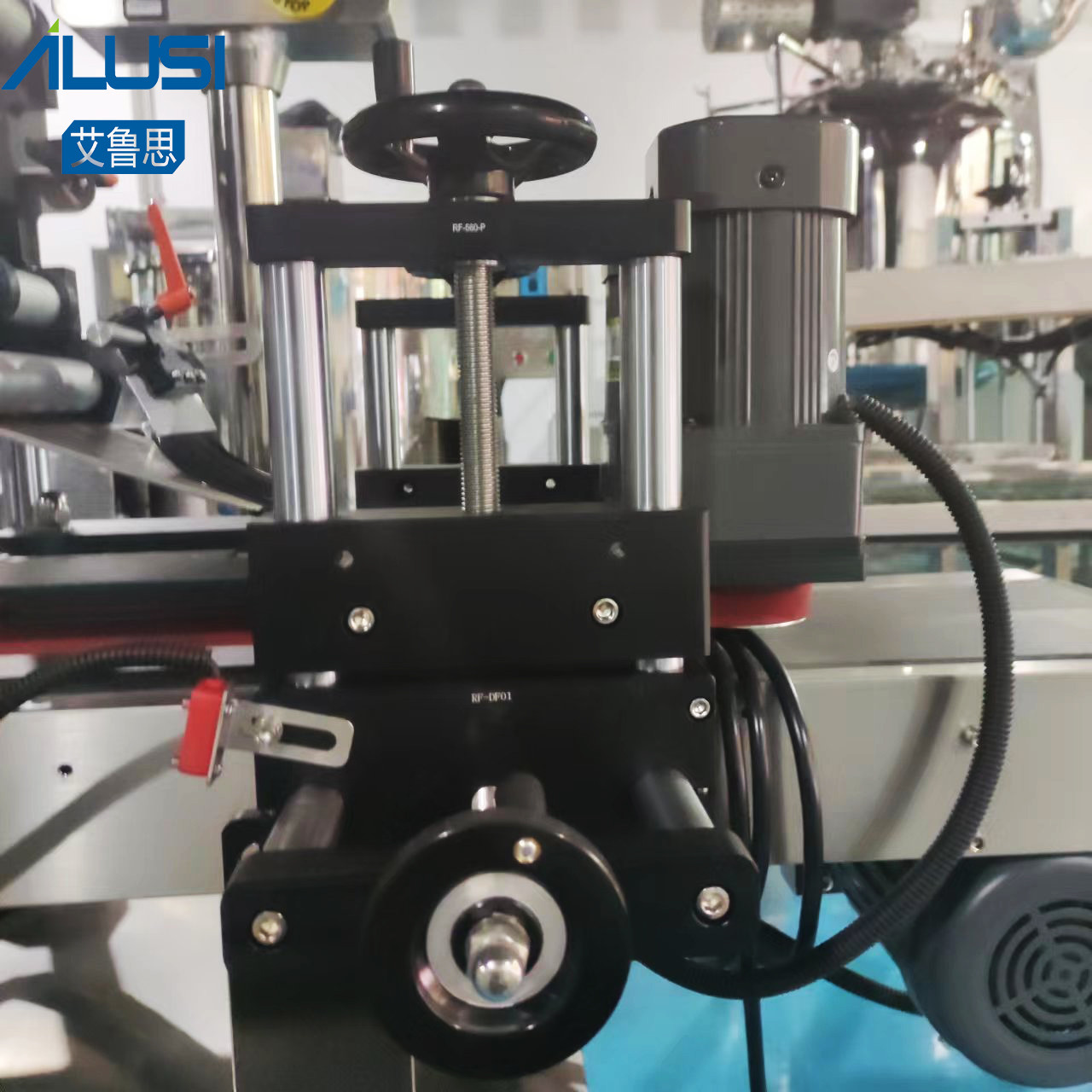 220V 50HZ Round Bottle Labeling Machine Label Price Tag Automatic Label Sticker Machine