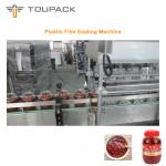PLC Sauce Packaging Machine Thick Broad Bean Sauce Filling 4 Head Liquid Filling