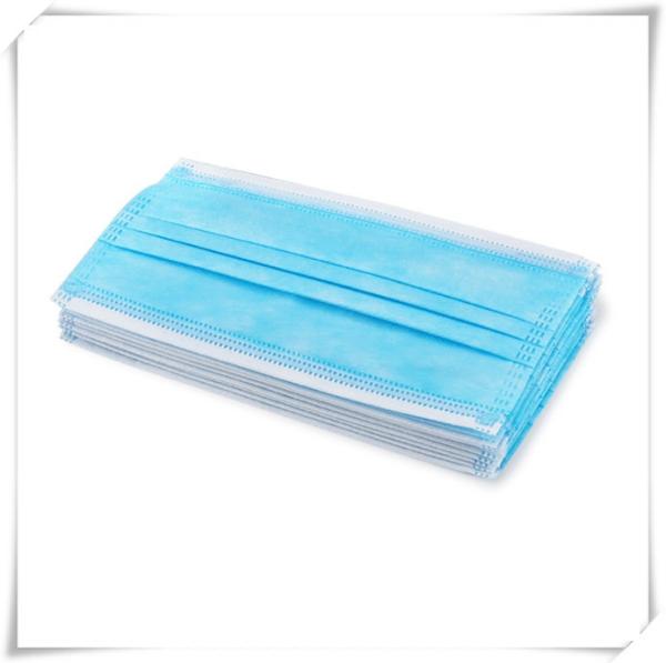 Eco Friendly 3 Ply Non Woven Face Mask Aluminum Plastic Nose Bar For Laboratorie