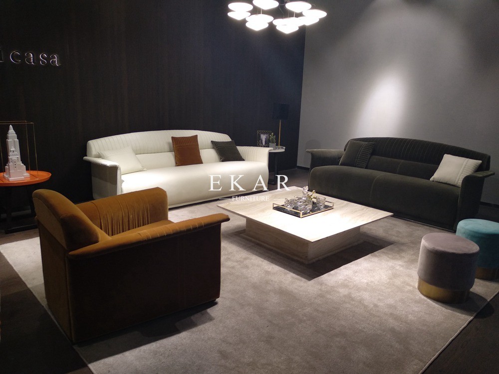 Contemporary Square Modern Marble Coffee Table