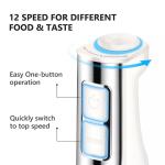 Multifunctional Hand Blender manufacturer Food Mixer 12 Speeds For Chopping