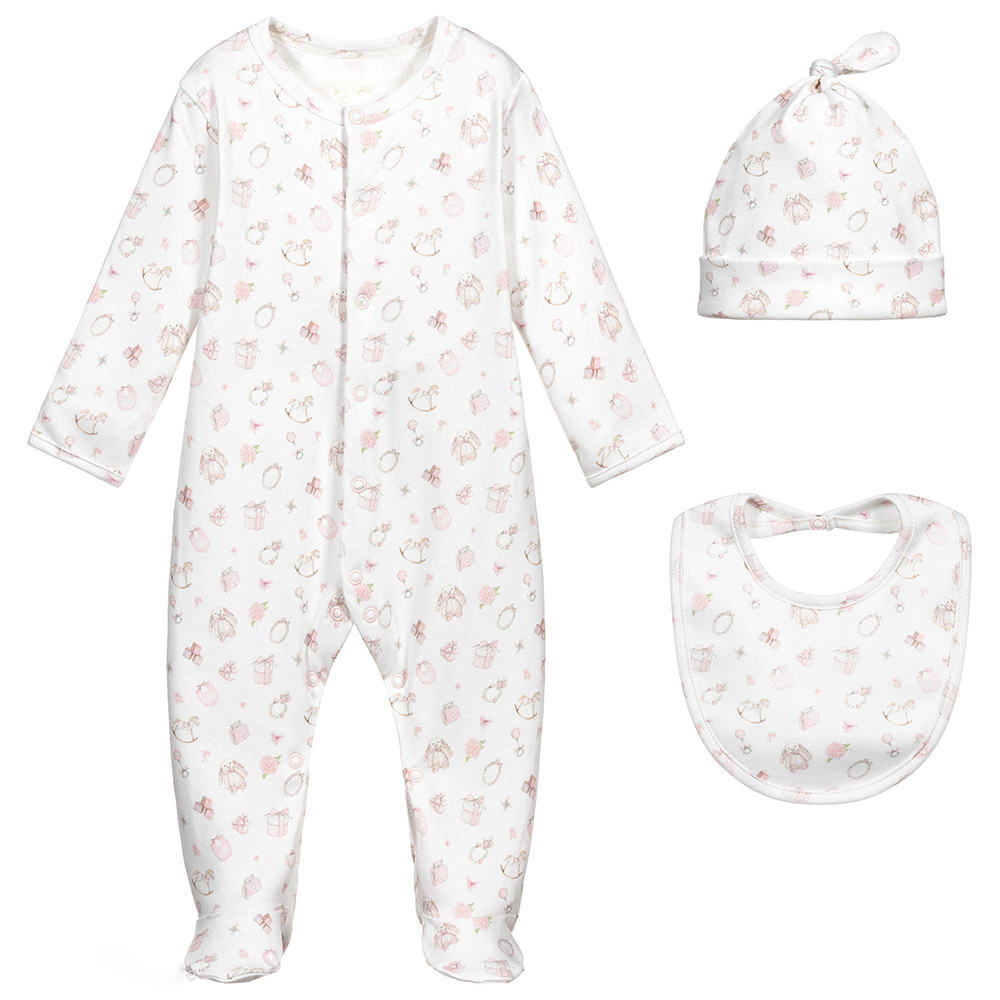baby rompers 3pcs hat bit gift packed newborn infant gift set long sleeve organic cotton baby clothes