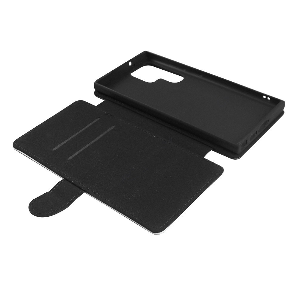 Customized Sublimation Blank PU Leather Flip Sublimation Phone Wallet Cases For SamSung Galaxy S23 24 Ultra Plus