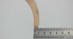 Cheap price iron sheets gold curve shape shoelace metal accessories buckles for