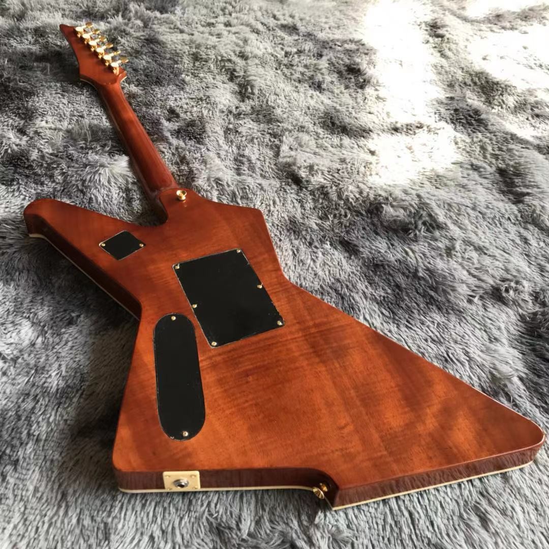 Custom High Gloss Black Destroyer Duplex Tremolo System Electric Guitar in Black or Sunburst