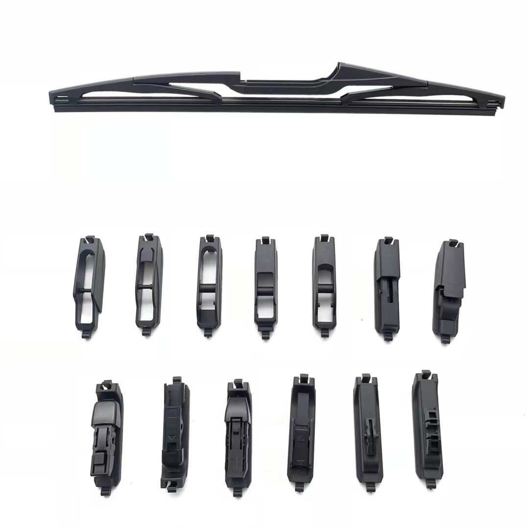 Black Auto Composite Wiper Easy Installation for Quiet and Smooth Functionality