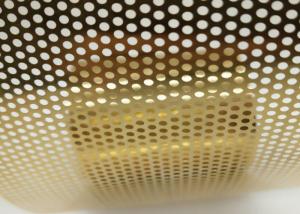 Quality College Experimental Punched Metal Sheet Perforated Copper Plate 100mm wholesale