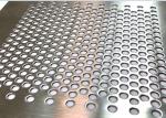 2m 2.44m Perforated Steel Mesh Sheets , 316 Stainless Steel Perforated Sheet