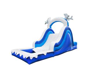 Quality Aldult Outdoor Rental Inflatable Large Water Slides With Bouncy wholesale