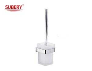 Quality Wall Mount Stainless Steel Toilet Brush Holder Set For Bathroom Toilet Cleaning wholesale