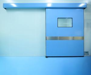 Quality Blue Sliding Automatic Hospital Doors Aluminium Alloy 1000*2100mm wholesale