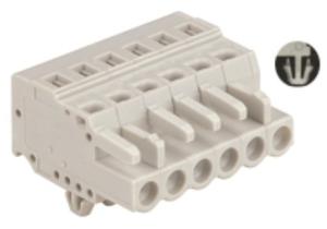 Quality Spring-cage Clamp Terminal Female snap-in syle Pitch: 5.00mm/0.197 in wholesale