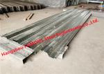 Composite Reinforced 1-3mm Metal Floor Decking For Concrete